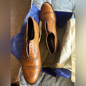 NIB Allen Edmonds 13D Woodrow-Cognac Tumbled